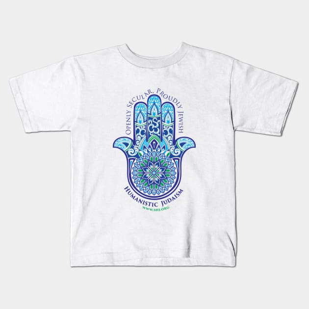 Openly Secular, Proudly Jewish Kids T-Shirt by Society for Humanistic Judaism